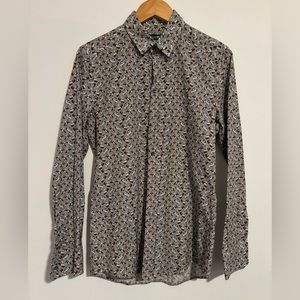 Dolce&Gabbana ITALY car print shirt. Button down size 15.5/39. SM. Men’s.
